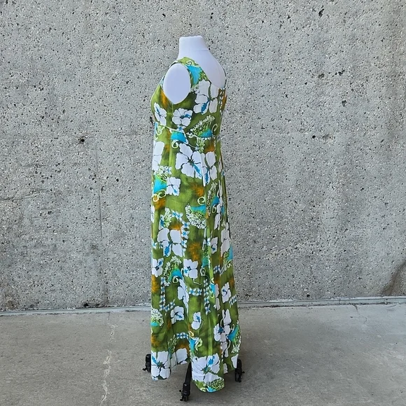 1970s Hawaiian Maxi dress - Picture 11 of 12